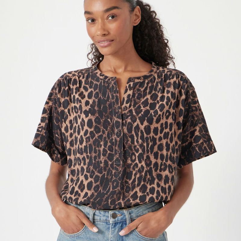 Debbie Air Flow Blouse on model