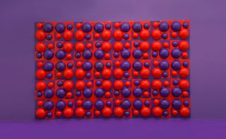 Red & purple 3D art