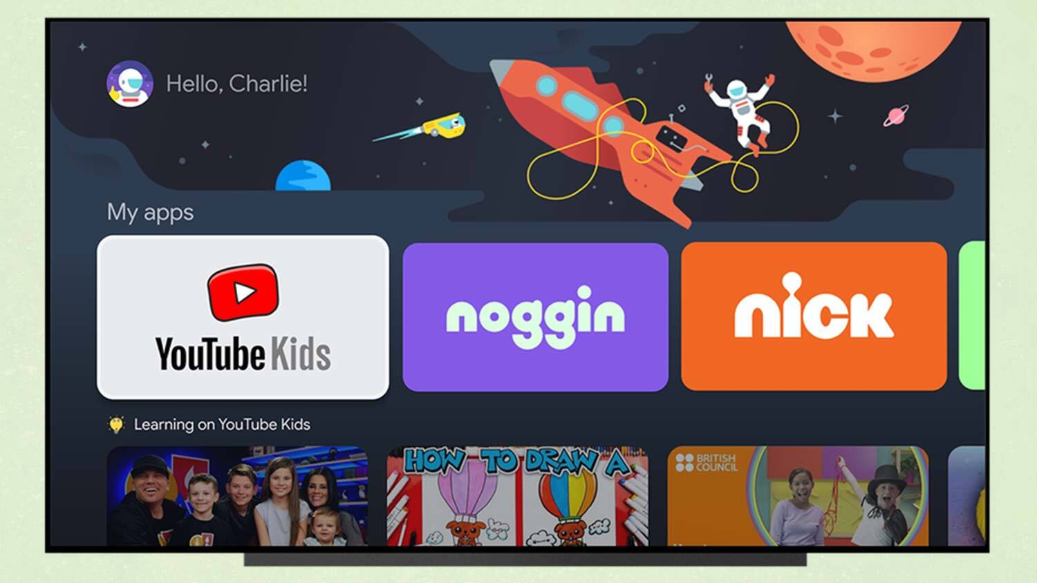 Google TV Kids 个人资料