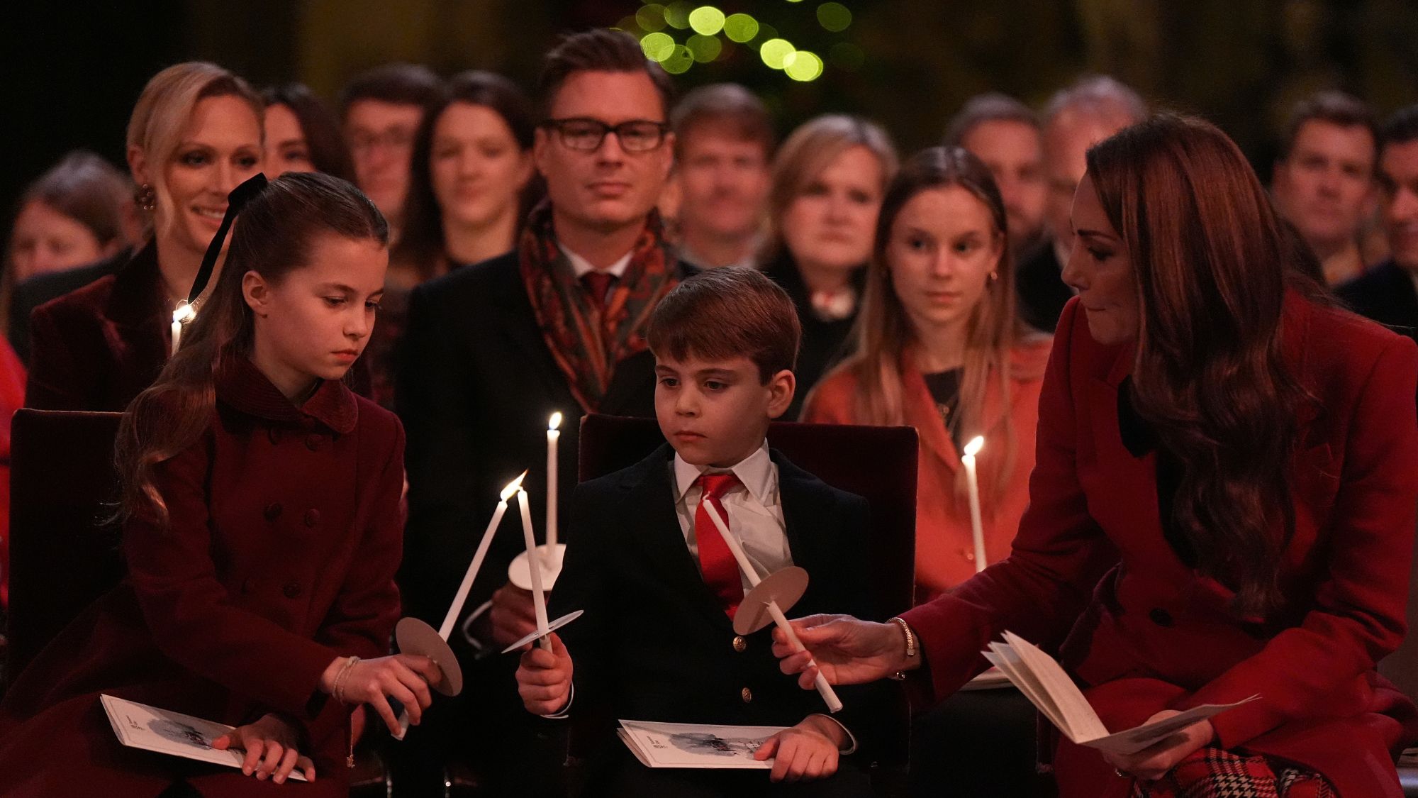 The Wales family attends the &#039;Together at Christmas&#039; carol service in 2024