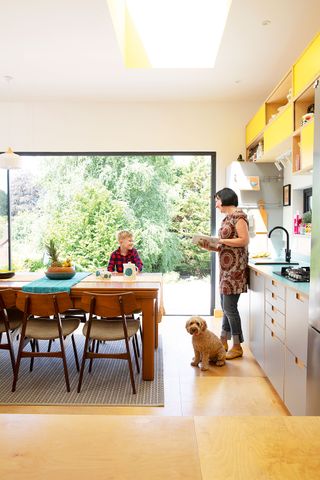 By extending at the rear, Jo and James Glossop's Cheshire home works equally well for family life and entertaining