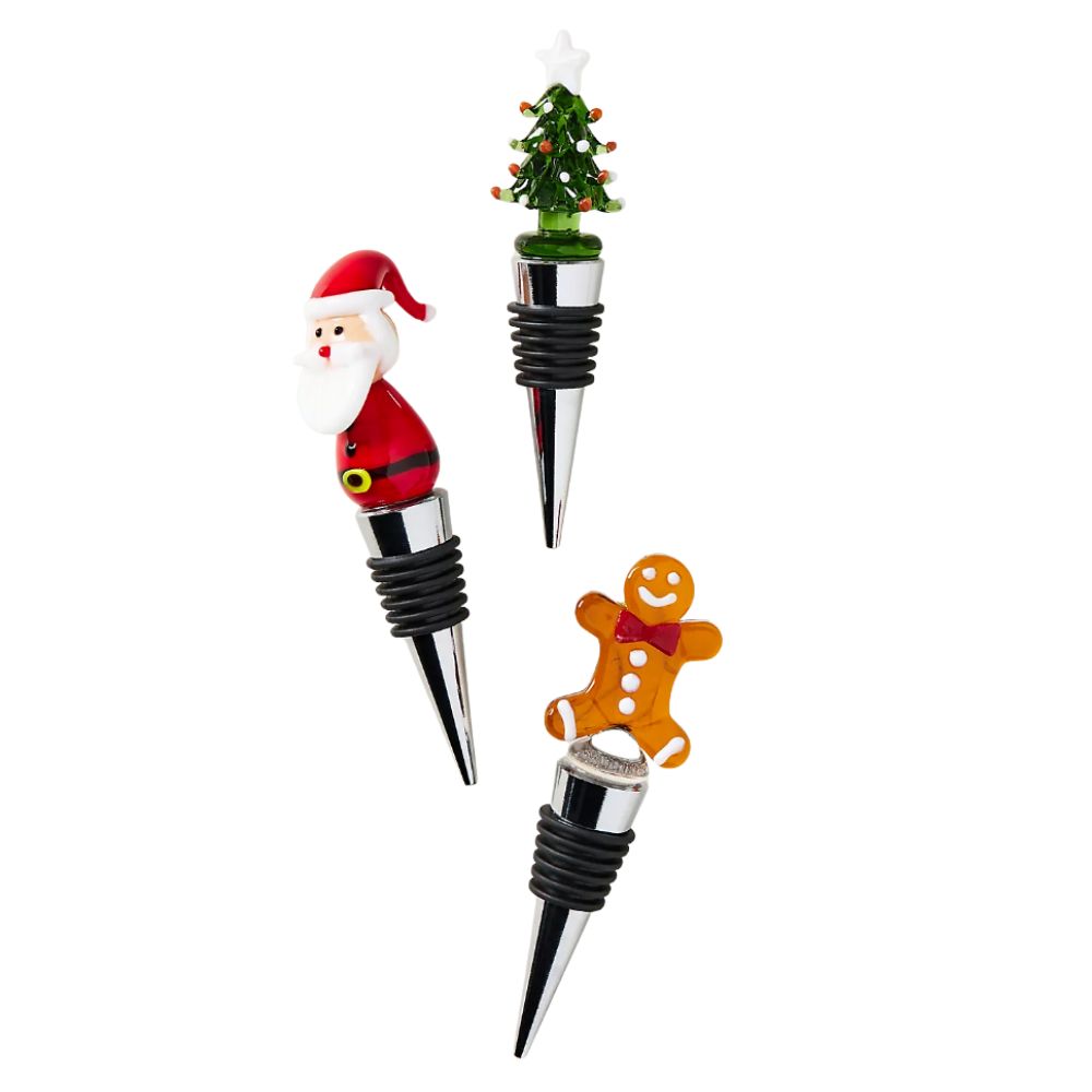 Christmas wine bottle stoppers