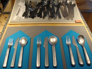 'Steel Works' cutlery range by Jonas Wagell