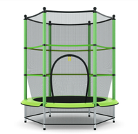 Gymax Kids Youth Jumping Round Trampoline Exercise W/ Safety Pad | $289.99 $109.99 (save $180) at Walmart