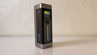 The CUKTECH 20 portable charger standing on a white table