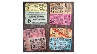 Best gifts for music lovers: Concert Tickets Drinks Coasters Set