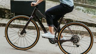 Pedalling an e-bike