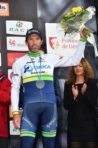 Michael Albasini (Orica) was second at Liege-Bastogne-Liege