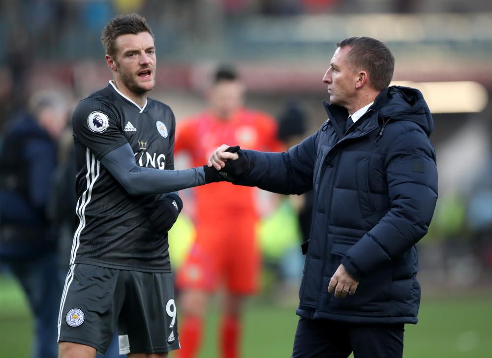 Brendan Rodgers backs Jamie Vardy to come through Leicester goal ...