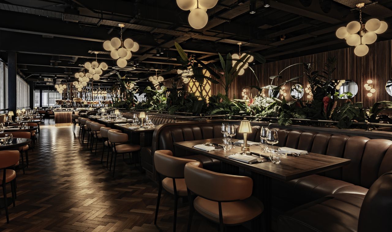 Fazenda London restaurant upstairs interior