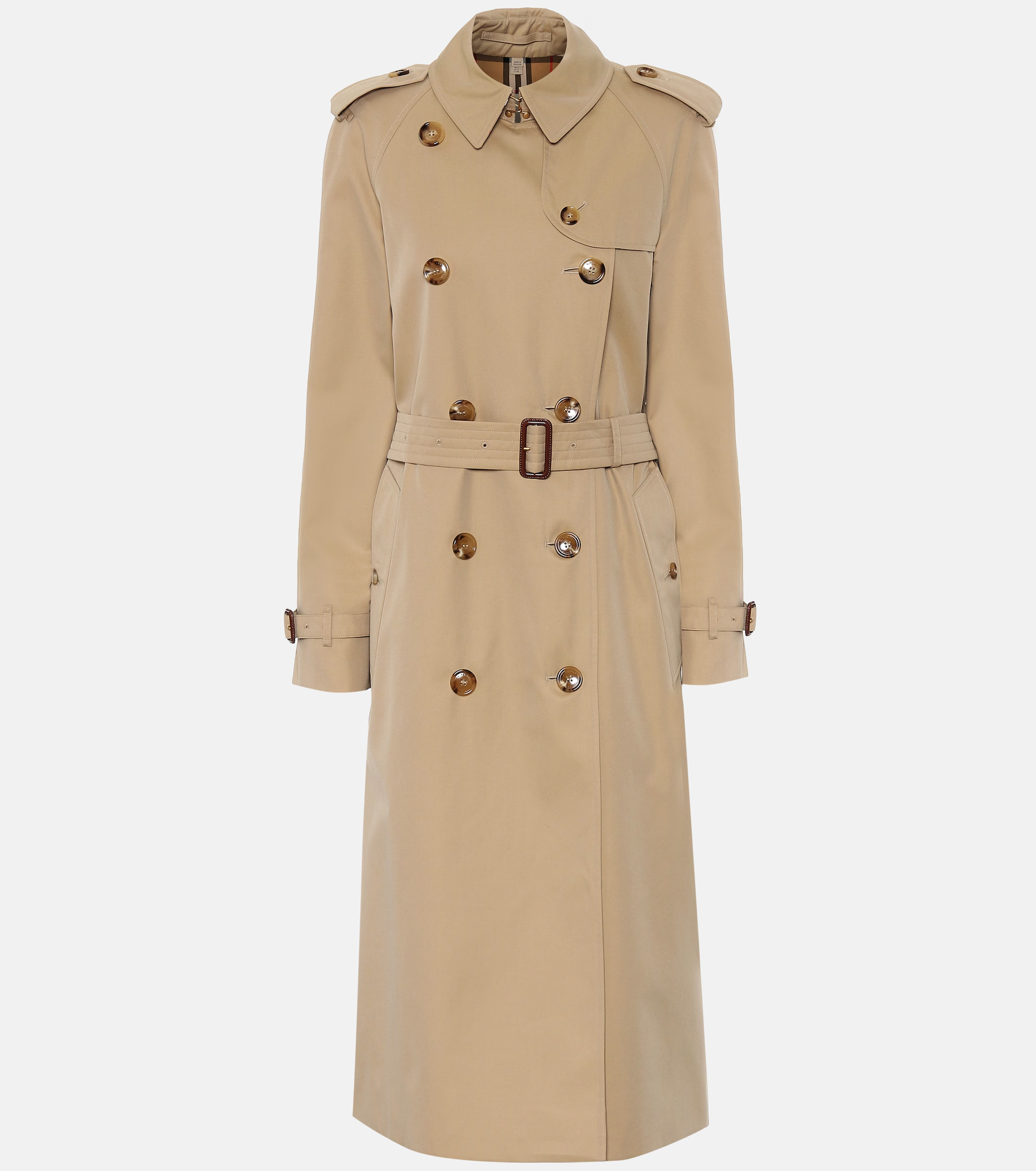 Burberry, Gabardine Long Waterloo Trench Coat