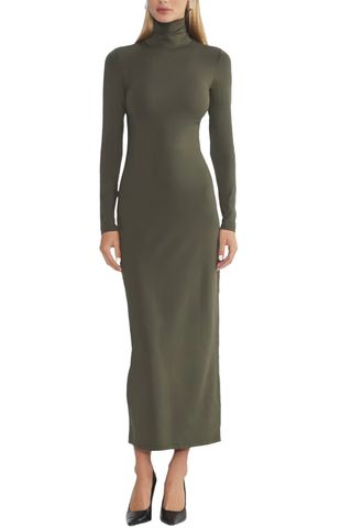 Aritzia Contour Series Dress Second-Skin Longsleeve Turtleneck