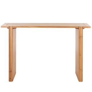 wooden console table