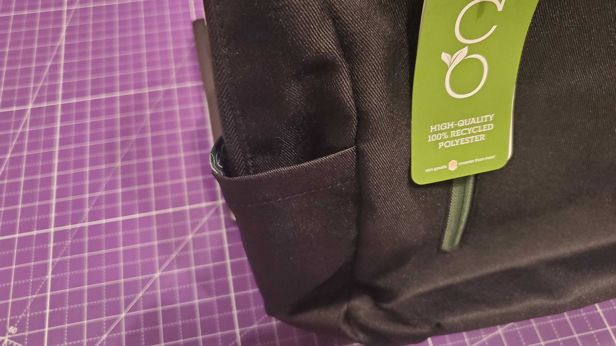 a black laptop backpack