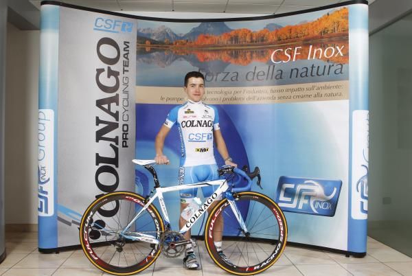 Domenico Pozzovivo is the main man at Colnago-CSF Inox.