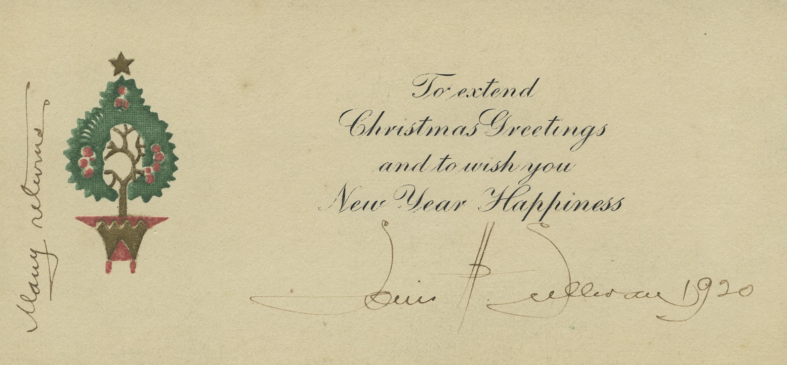 christmas cards sent by famous architects