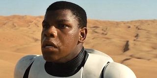 John Boyega in Star Wars The Force Awakens