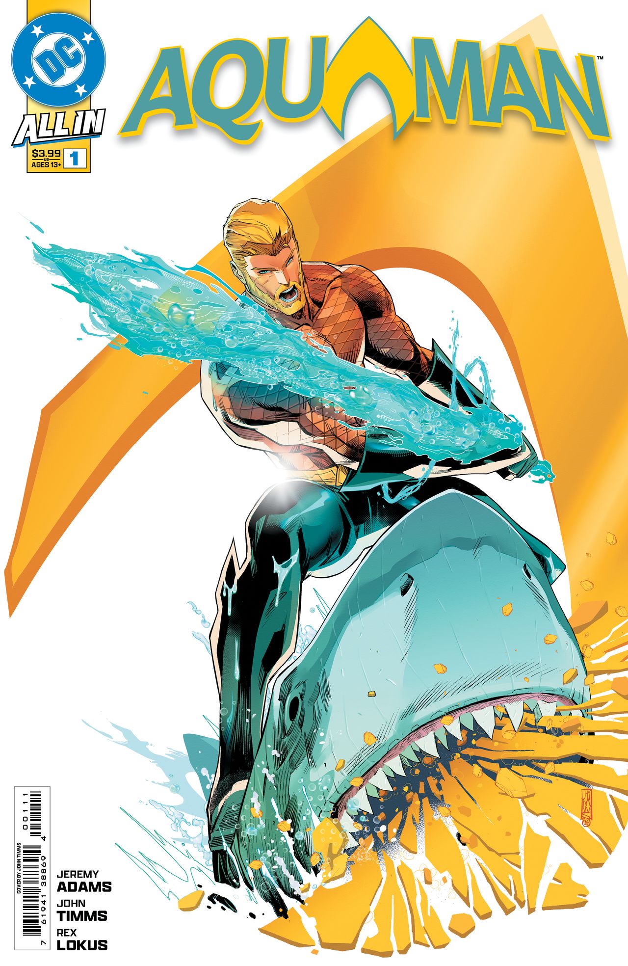 Covers for Aquaman #1.