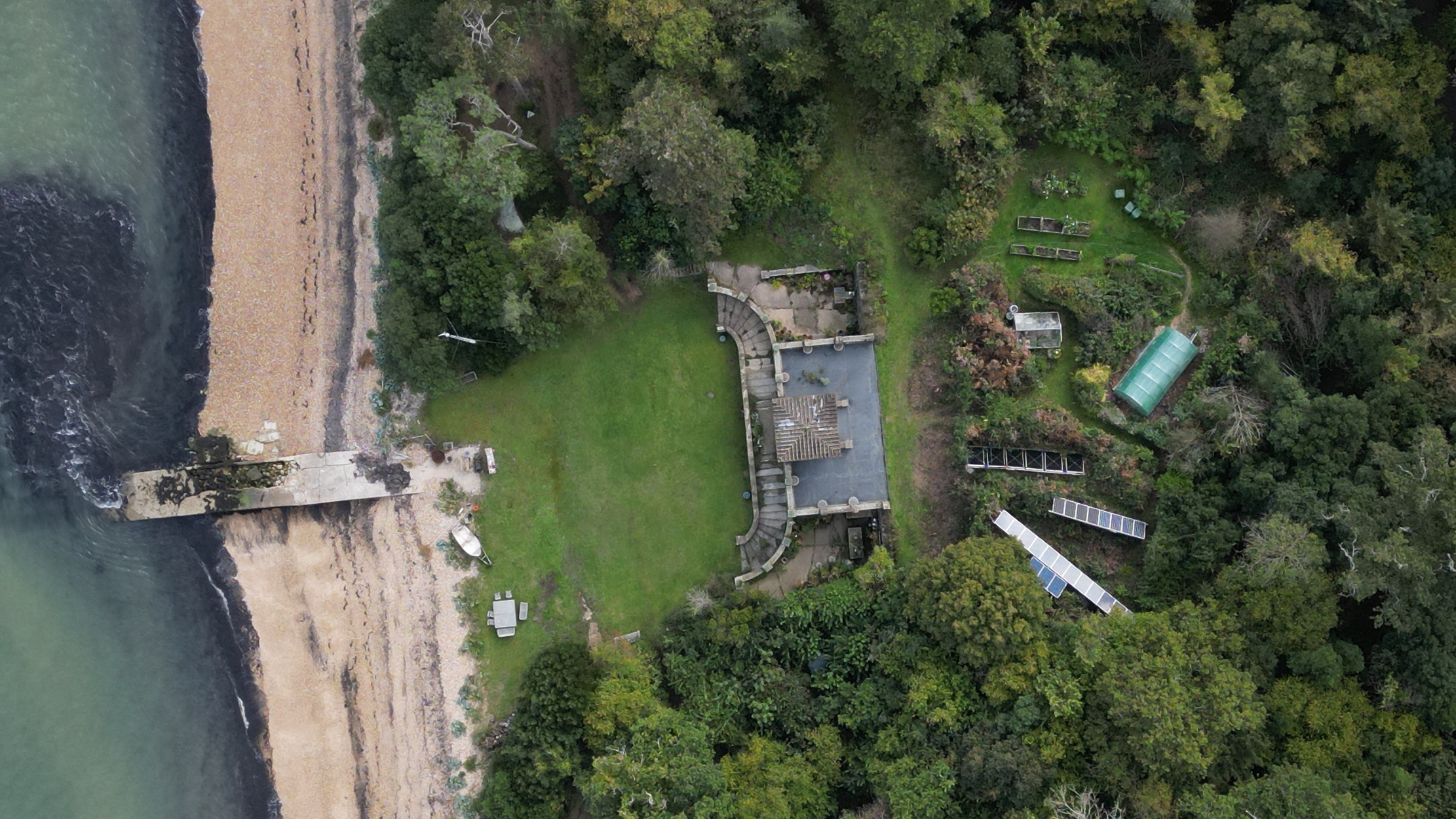 Images of the mildly derelict Norris Castle on the Isle of Wight