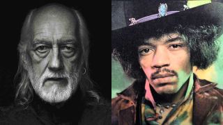 Mick Fleetwood and Jimi Hendrix studio shots