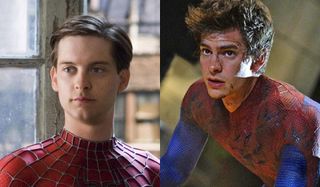 Both Tobey Maguire and Andrew Garfield in their Spider-Man movies.