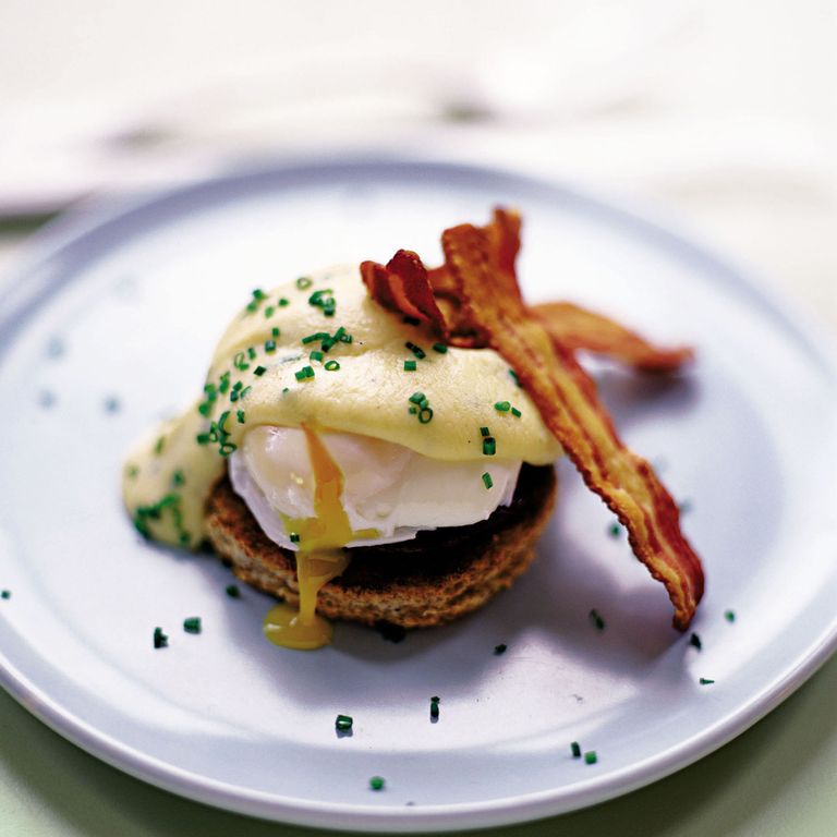 Poached Eggs with Chive Hollandaise Recipe-egg recipes-recipe ideas-new recipes-woman and home