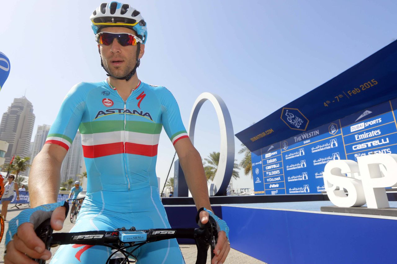 Vincenzo Nibali (Astana) at the Dubai Tour.