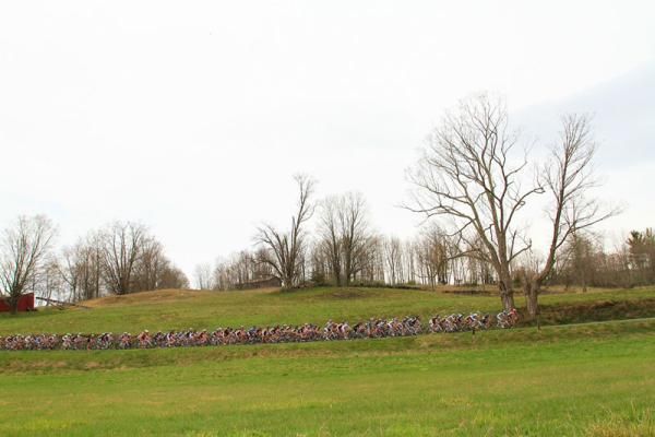 The course provides beautiful scenery. Unfortunately, the riders don&rsquo;t really get to enjoy it