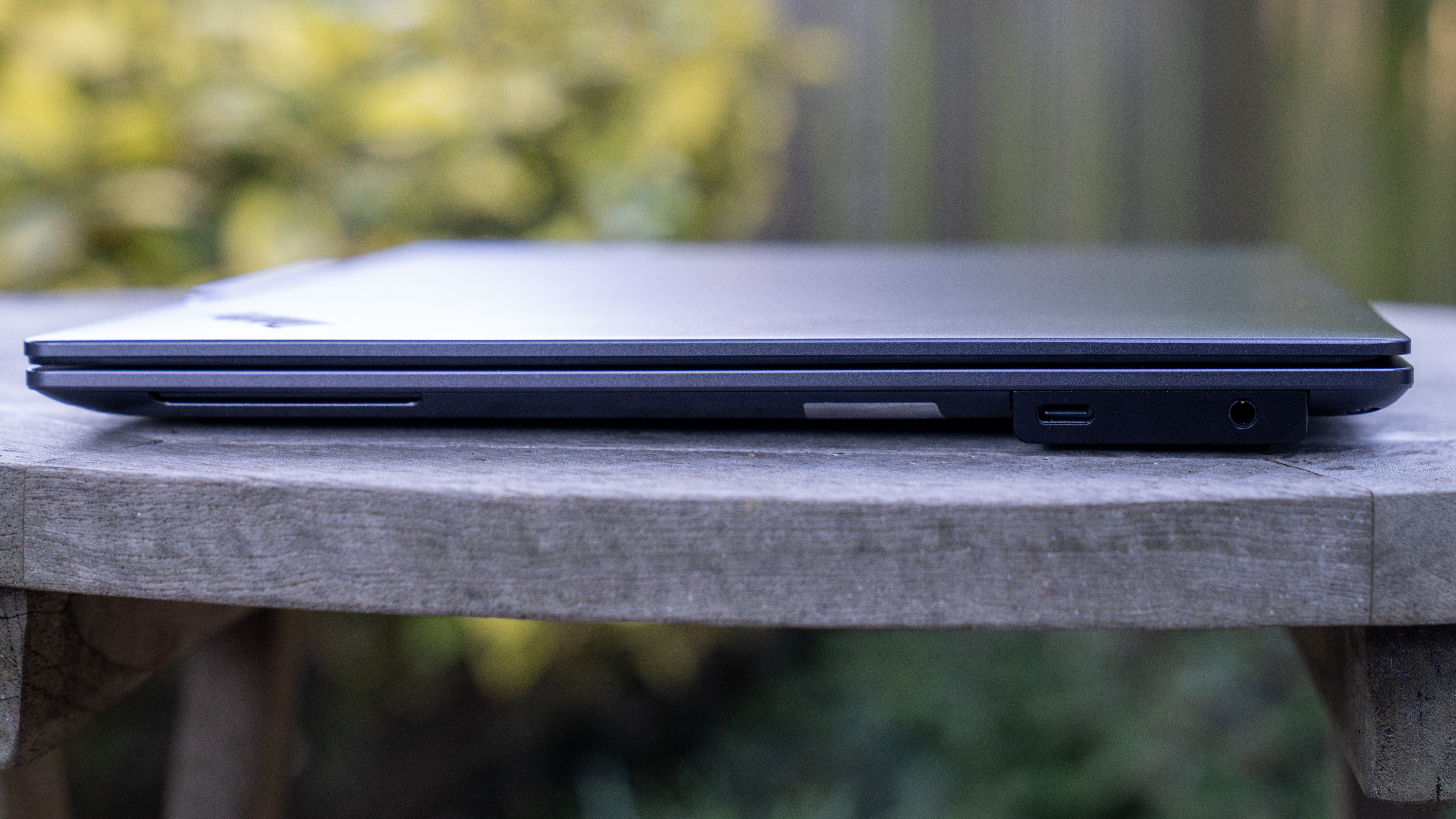 Lenovo ThinkPad X9 14 Aura Edition review unit on a desk