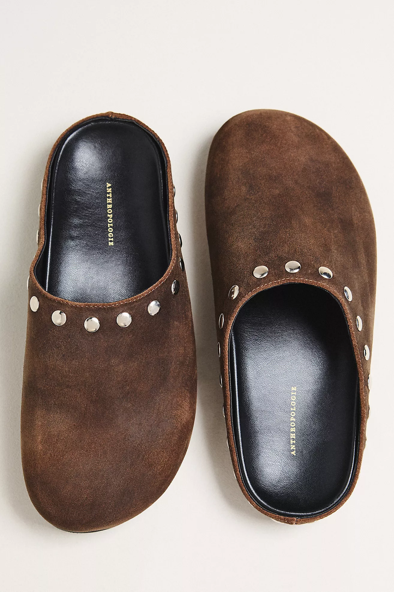By Anthropologie Studded Clogs