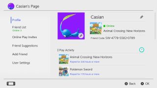Animal Crossing New Horizons Hours 3 Profile