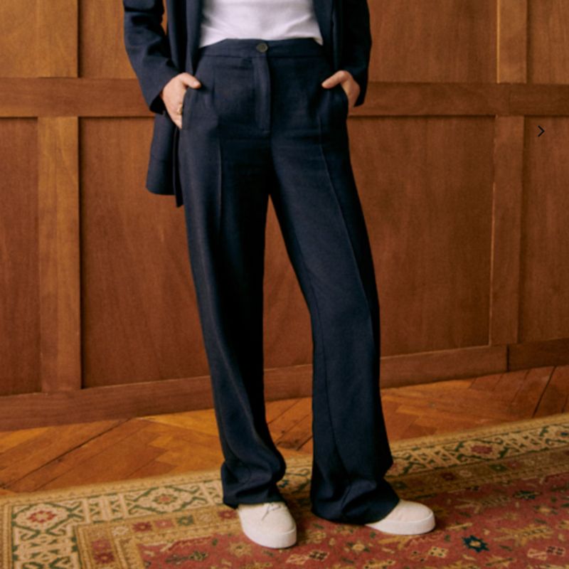 Image of navy trousers