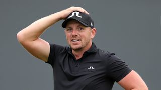 Matt Wallace stands in disbelief after winning the 2024 European Masters