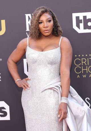 Serena Williams on a red carpet