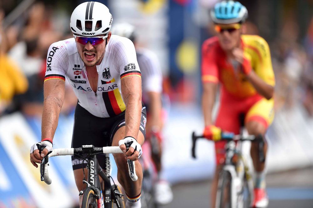 John Degenkolb (Germany) crosses the finish