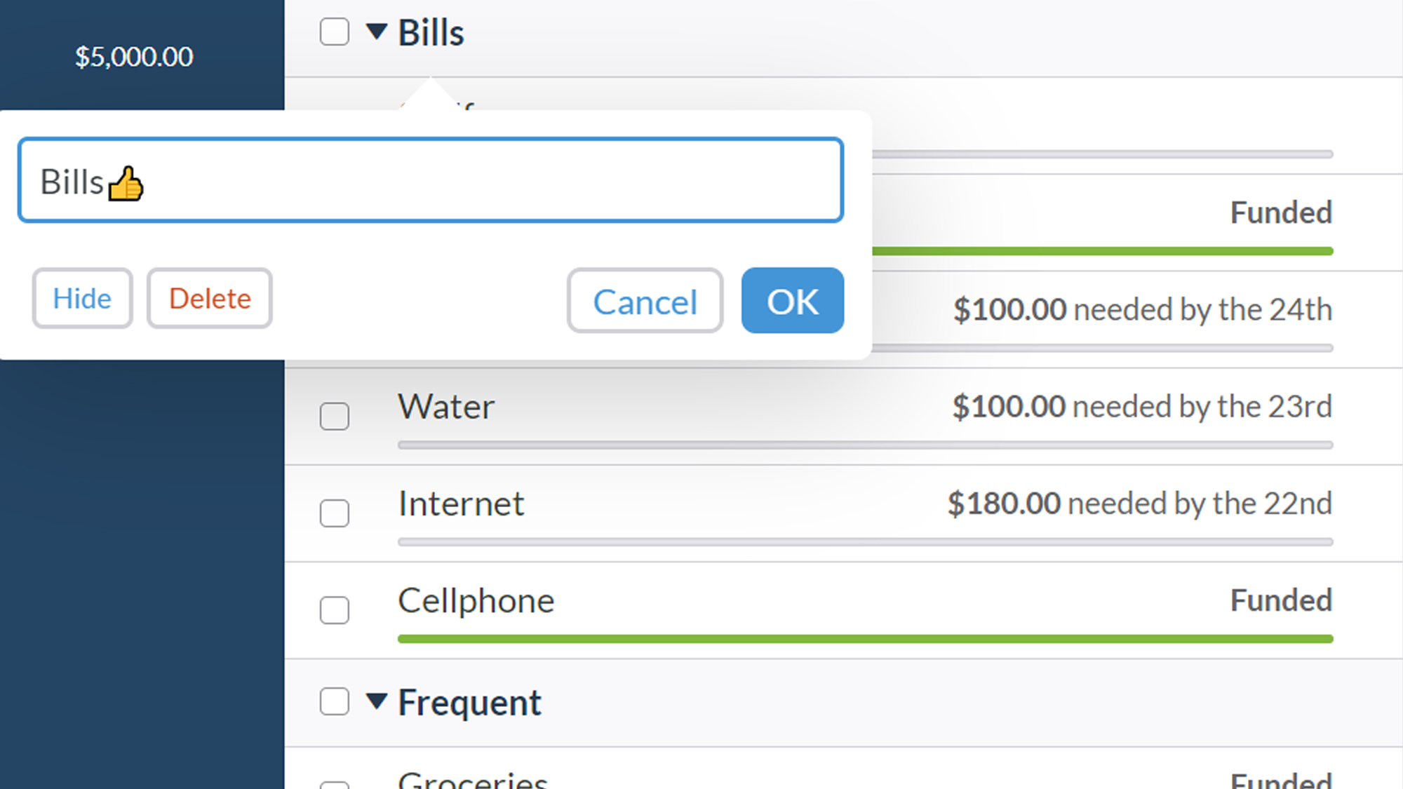 Captura de tela YNAB
