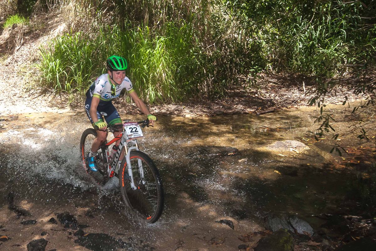 Annemiek Van Vleuten enjoying the ride