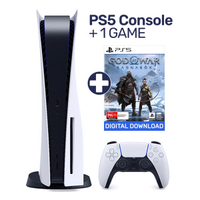 PlayStation 5 disc edition console + God of War: Ragnarök bundle