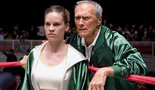 Million Dollar Baby Hillary Swank Clint Eastwood ready for the fight