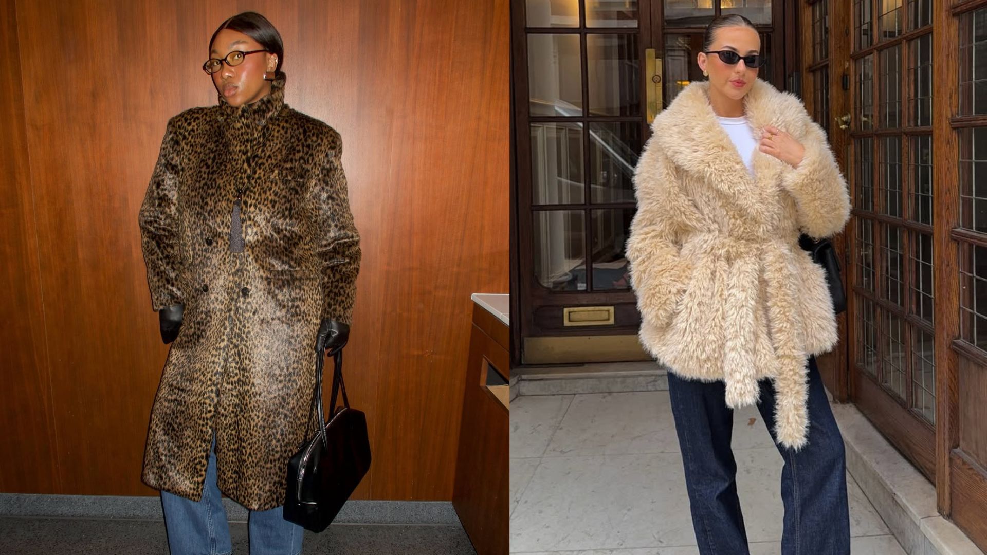 woman wearing winter coat