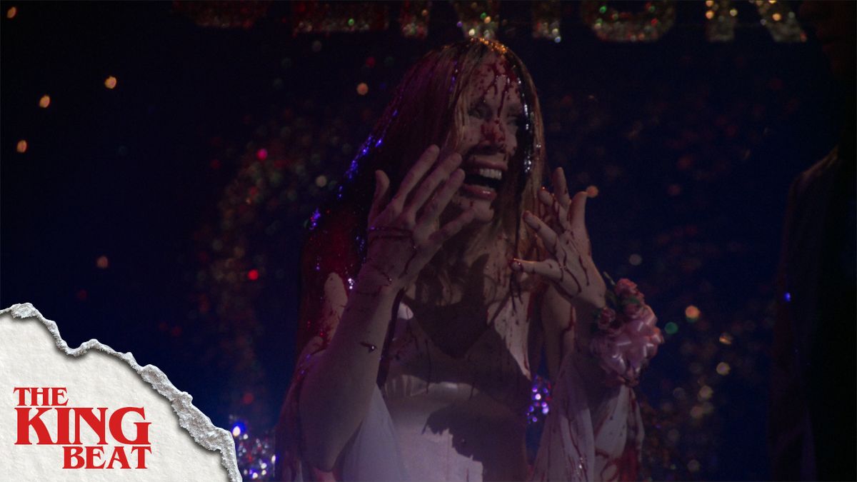 The King Beat Carrie (Sissy Spacek) covered in blood at the prom