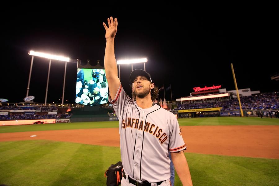 Giants ace Madison Bumgarner is the No. 3 all-time best World Series pitcher, says The New York Times