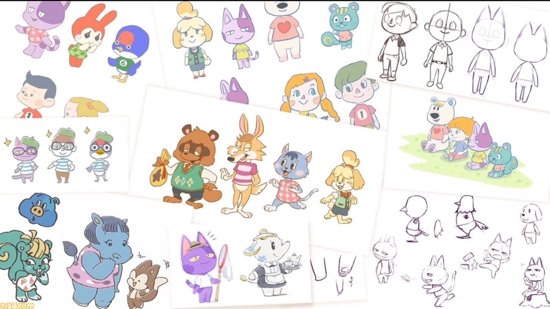 Animal Crossing New Horizons concept art and early screenshots emerge