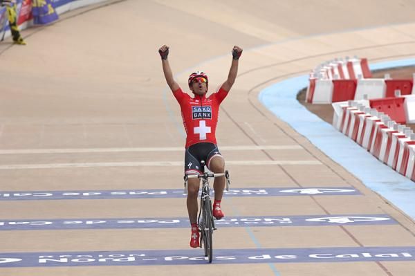 Paris-Roubaix winner Fabian Cancellara (Saxo Bank)