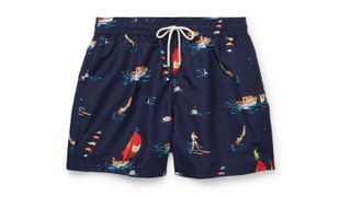 Polo Ralph Lauren Mid-Length Printed Swim Shorts