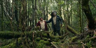 Sam Neill and Julian Dennison In The Hunt For The Wilderpeople