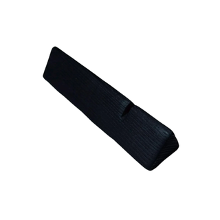 black wooden cutlery rest