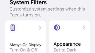 Do Not Disturb focus mode screens on iPhone