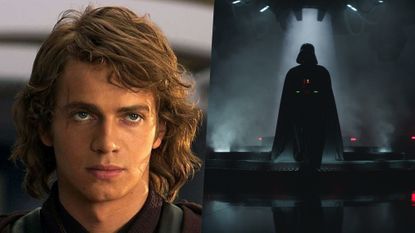 Hayden Christensen as Anakin Skywalker in Revenge of the Sith and as Darth Vader in Obi-Wan Kenobi