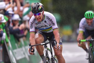 Peter Sagan (Tinkoff) takes a gritty Tour de Suisse stage win